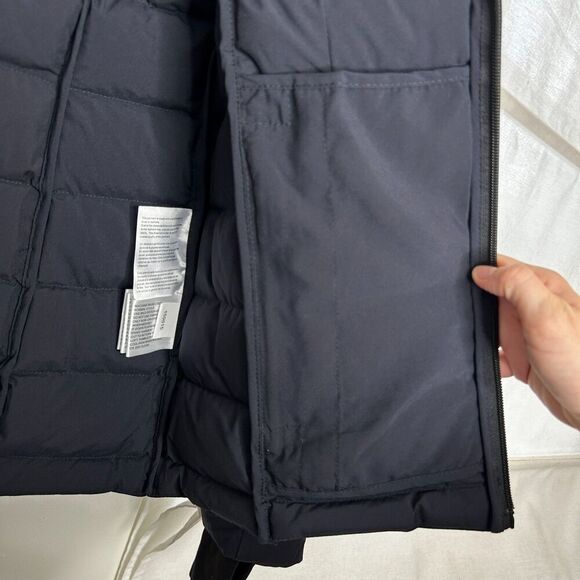 Michael Kors Navy Blue Premium Down Blend Puffer Coat Jacket Women's Size Small - Picture 6 of 11